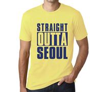 Homme Tee-Shirt Tout Droit Sorti De Séoul - Straight Outta Seoul - T-Shirt Graphique Éco-Responsable Vintage Cadeau Nouveauté