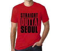 Homme Tee-Shirt Tout Droit Sorti De Séoul - Straight Outta Seoul - T-Shirt Graphique Éco-Responsable Vintage Cadeau Nouveauté