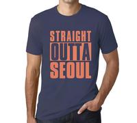 Homme Tee-Shirt Tout Droit Sorti De Séoul - Straight Outta Seoul - T-Shirt Graphique Éco-Responsable Vintage Cadeau Nouveauté