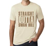 Homme Tee-Shirt Tout Droit Sorti De Swan Hill - Straight Outta Swan Hill - T-Shirt Graphique Éco-Responsable Vintage Cadeau Nouveauté