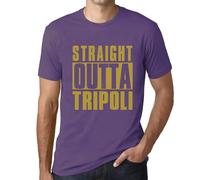 Homme Tee-Shirt Tout Droit Sorti De Tripoli - Straight Outta Tripoli - T-Shirt Graphique Éco-Responsable Vintage Cadeau Nouveauté