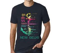 Homme Tee-Shirt Un Été Sans Fin À New Delhi - Endless Summer In New Delhi - T-Shirt Graphique Éco-Responsable Vintage Cadeau Nouveauté