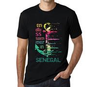 Homme Tee-Shirt Un Été Sans Fin Au Sénégal - Endless Summer In Senegal - T-Shirt Graphique Éco-Responsable Vintage Cadeau Nouveauté