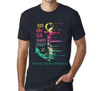 Homme Tee-Shirt Un Été Sans Fin Aux Émirats Arabes Unis - Endless Summer In United Arab Emirates - T-Shirt Graphique Éco-Responsable Vintage Cadeau Nouveauté