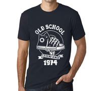 Homme Tee-Shirt Une Légende De La Vieille École Depuis 1974 - Old School Legend Since 1974 - 50 Ans T-Shirt Graphique Idée Cadeau 50e Anniversaire Vintage Année 1974 Nouveauté