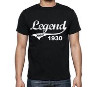 Homme Tee-Shirt Une Légende Depuis 1930 - Legend Since 1930 - 94 Ans T-Shirt Graphique Idée Cadeau 94e Anniversaire Vintage Année 1930 Nouveauté