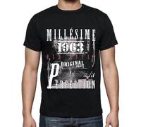 Homme Tee-Shirt Vieilli À La Perfection Millésime 1963 61 Ans T-Shirt Graphique Idée Cadeau 61e Anniversaire Vintage Année 1963 Nouveauté