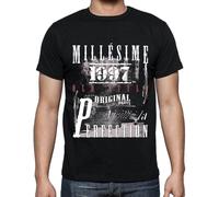 Homme Tee-Shirt Vieilli À La Perfection Millésime 1997 27 Ans T-Shirt Graphique Idée Cadeau 27e Anniversaire Vintage Année 1997 Nouveauté