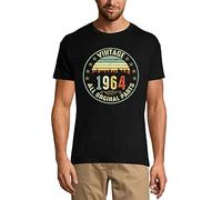 Homme Tee-Shirt Vintage 1964 Toutes Pièces d'origine - Retro 57th - Vintage 1964 All Original Parts - Retro 57th - 57 Ans T-Shirt Graphique Idée Cadeau 57e Anniversaire Vintage Année 19