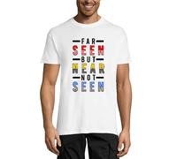 Homme Tee-Shirt Vu De Loin Mais Pas Vu De Près - Far Seen But Near Not Seen - T-Shirt Graphique Éco-Responsable Vintage Cadeau Nouveauté