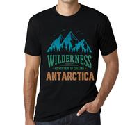Homme Tee-Shirt Wilderness, L'aventure Appelle L'antarctique - Wilderness, Adventure Is Calling Antarctica - T-Shirt Graphique Éco-Responsable Vintage Cadeau Nouveauté