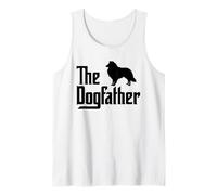 Homme The Dog Father, Collie Lover Dog Dad, Meilleur chien de tous les temps Débardeur