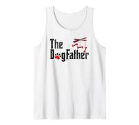 Homme The DogFather, Funny Dog Dad Fathers Day and Christmas Débardeur