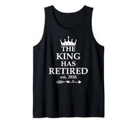 Homme The King Has Retired Sign,Im Retired Est 2026 Retirement Men Débardeur