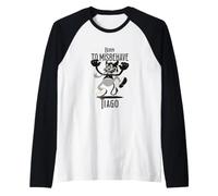 Homme Tiago - Beau nom de garçon avec Un Petit démon Mignon Manche Raglan