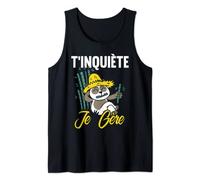 Homme T'Inquiète Je Gere Panda Humoristique Cadeau Humour Débardeur