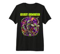 Homme Tir à l'arc Abomination Archer Arc Flèche Zombie Vampire Homme Garçon T-Shirt Haut de Gamme