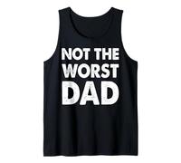 Homme Trendy Apparel Father's Day Not The Worst Dad Large Text Débardeur