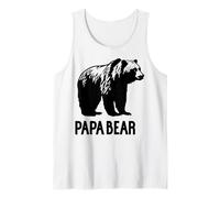 Homme Trendy Apparel Father's Day Papa Bear Grizzly Bear Débardeur