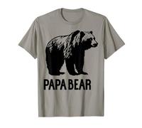 Homme Trendy Apparel Father's Day Papa Bear Grizzly Bear T-Shirt