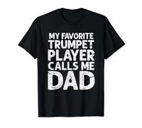 Homme Trumpet Dad My Favorite Trompette Player Calls Me Dad Vintage T-Shirt