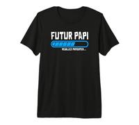 Homme Tshirt Futur Papi en Cours idée Annonce Grossesse pour Papi T-Shirt Haut de Gamme