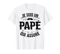 Homme Tshirt Papé Fete des Grands Peres un Papé qui Assure T-Shirt