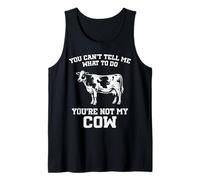 Homme Tu ne Peux Pas me dire Quoi Faire Funny Cow Farmer Débardeur