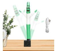 Homme Tube - Poupée avec bras agitants de 50 cm - Petit homme danseur de bureau avec souffleur - Pour Noël, magasin commercial, maison et salon