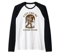 Homme Un Gars comme Moi a du Mal à trouver des Hommes Bigfoot Sasquatch drôles Manche Raglan