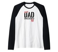Homme Un Papa Fier se déchaîne comme Une bête Sauvage Manche Raglan