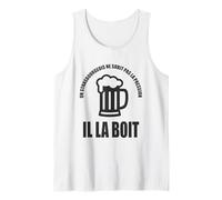 Homme Un Strasbourgeois ne subit Pas la Pression il la boit Humour Débardeur