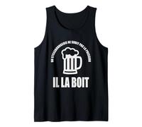 Homme Un Strasbourgeois ne subit Pas la Pression il la boit Humour Débardeur