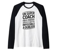 Homme Un Super Coach Impossible à Oublier Merci Coach Idéal Manche Raglan