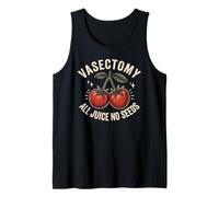 Homme Vasectomie All Juice No Seeds Retro Cherry Tomates Graphic Débardeur