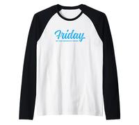 Homme Vendredi Mon 2e favori F Word Drôle Sarcastique Citation Dire Manche Raglan