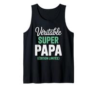 Homme Véritable Super Papa Édition Limitée Fête des Pères Drôle Débardeur