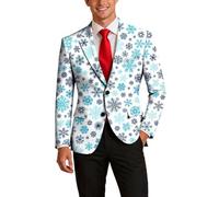 Homme Veste Imprimée Baroque Portraits Ornements Revers Crantés | Col Tailleur Doublé Bordant Chaque Épaule, Blazer , Paire Cérémonielle Graphique, Manteau Saison, Pour Fêtes Familiales