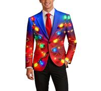 Homme Veste Imprimée Baroque Portraits Ornements Revers Crantés | Col Tailleur Doublé Bordant Chaque Épaule, Blazer , Paire Cérémonielle Graphique, Manteau Saison, Pour Fêtes Familiales