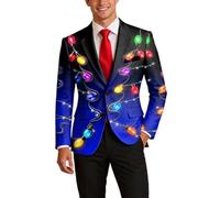 Homme Veste Imprimée Baroque Portraits Ornements Revers Crantés | Col Tailleur Doublé Bordant Chaque Épaule, Blazer , Paire Cérémonielle Graphique, Manteau Saison, Pour Fêtes Familiales