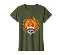 Homme vétéran Volksmarine NVA Armée Nationale du Peuple Soldat T-Shirt, Femme, Olive, XS