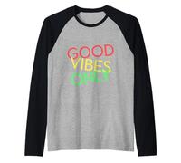 Homme Vibrations positives Good Vibes Only Rasta Vibe Reggae Mind Manche Raglan