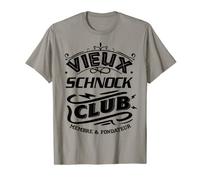 Homme Vieux Schnock Club Membre & Fondateur Idée Cadeau Râleur T-Shirt