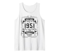 Homme Vintage 1951 75yr 75th Birthday Gifts for Men 75 Years Old Débardeur