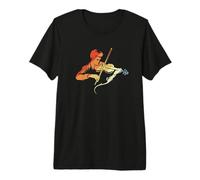 Homme Violon Vintage Boy Graphic Musical Instrument T-Shirt Haut de Gamme