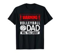 Homme Volley-ball masculin - Attention, papa va crier fort T-Shirt