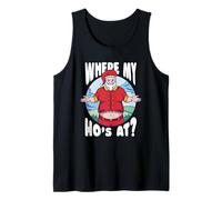 Homme Where My Ho's At - Noël drôle et grossier Débardeur