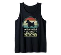 Homme Yorkshire Terrier Daddy, Father's Day, Yorkie Dad Débardeur