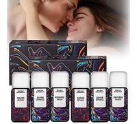 Hommelure Feromone Solid Perfume Set 6 Pièces Hommelure Solid Perfume Set Hommelure Fheromotherapy Solid Perfume Set Portable Pocket Balm Pheromone Solid Fragrance Balm Sets