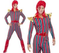 Hommes 70s 1970s Espace Superstar Costume Déguisement Bowie Stardust Smiffys